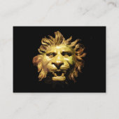 LEEUWENHOOFD IN BRONZEN boegbeeld Antiek Romeins S Visitekaartje (Achterkant)