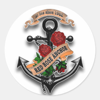 Leeuwenhoofd Retro Ronde Sticker