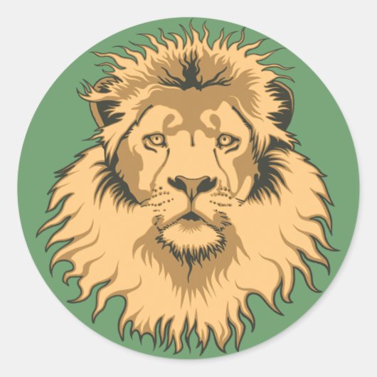 Leeuwenhoofd Sticker (Voorkant)