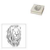 leeuwenhoofdstempel rubberstempel (Gestempeld)