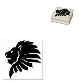 leeuwenhoofdstempel rubberstempel (Gestempeld)