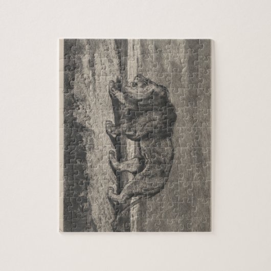  leeuwenkaart puzzel legpuzzel (Verticaal)