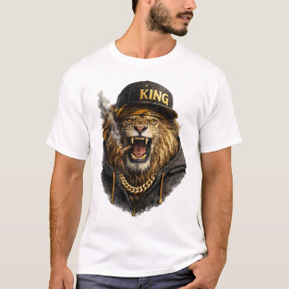 Leeuwenkoning Streetwear T-Shirt – Krachtige Stede