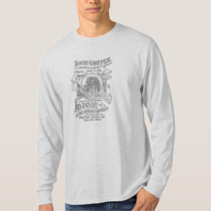 Leeuwenkoning van de koffie t-shirt