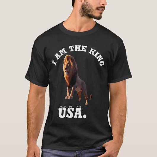Leeuwenkoning van de savanne t-shirt (Voorkant)