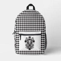 Leeuwenkop in kruisrugzak