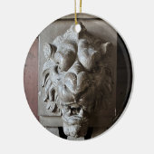 Leeuwenkop Keramisch Ornament (Links)