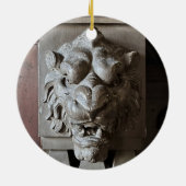 Leeuwenkop Keramisch Ornament (Achterkant)