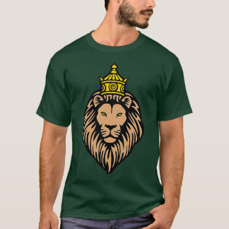 Leeuwenkop Kroonkroon Shirt Koning Lion Cat Face T