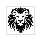 Leeuwenkop logo rubberstempel (Afrduk)