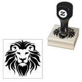 Leeuwenkop logo rubberstempel (Gestempeld)