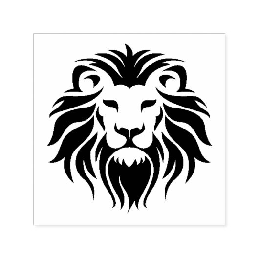 Leeuwenkop logo  zelfinktende stempel (Design)