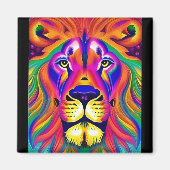 leeuwenkop magneet (Voorkant)