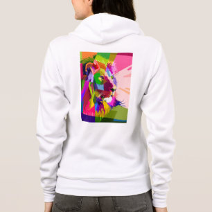 Leeuwenkop Prismatisch Pop Art Design-62502 Hoodie