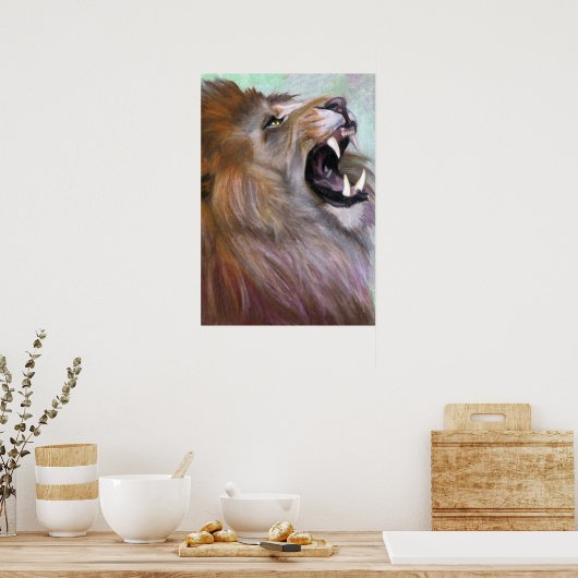 leeuwenkopper poster (Keuken)