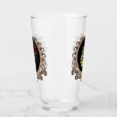 Leeuwenkopportret in Mandala Lijst Glas (Links)