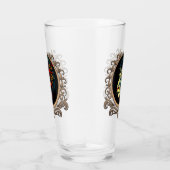 Leeuwenkopportret in Mandala Lijst Glas (Rechts)