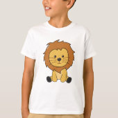 leeuwenkuikdieren voor kinderen Leeuwenkoning T-shirt (Voorkant)