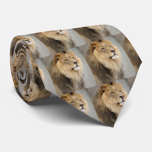 leeuwenkunst stropdas (Opgerold)