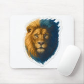 Leeuwenkunstwerk - Bicolor Muismat (Met muis)