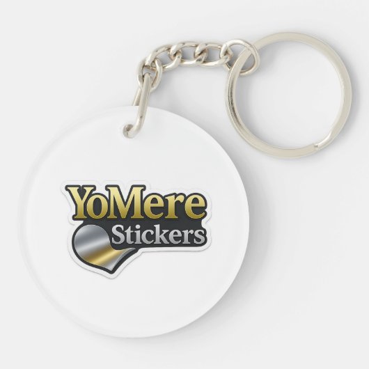 Leeuwenkunstwerk - Bicolor Sleutelhanger (Achterkant)