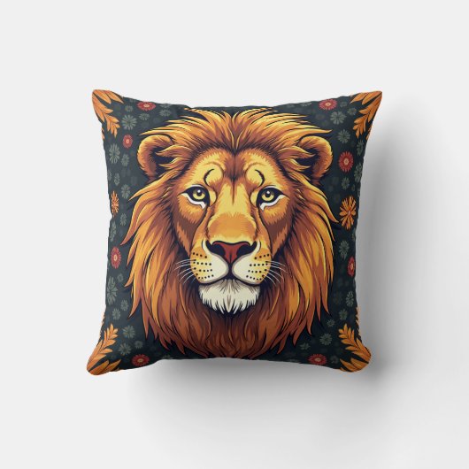 leeuwenkussen kussen (Achterkant)