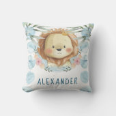 Leeuwenkwekerij gepersonaliseerd kussen (Voorkant)