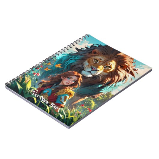 Leeuwenlievende voogd notitieboek (Linkerzijde)