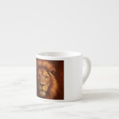 Leeuwenmok met moed & geloof espresso kop (Voorkant rechts)