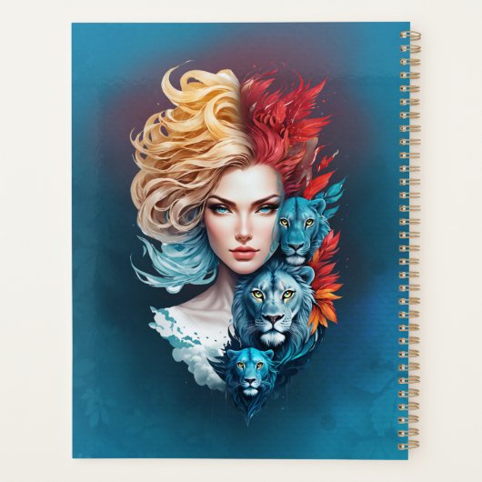 Leeuwenoog en sterrenhaar planner (Achterkant)