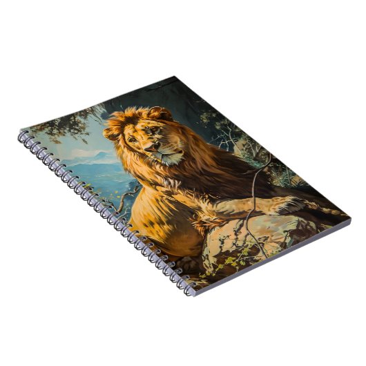  Leeuwenportret Notitieboek (Rechterzijde)