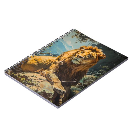  Leeuwenportret Notitieboek (Linkerzijde)