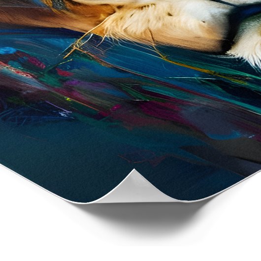 leeuwenportret poster (Hoek)