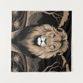  Leeuwenportret Wandkleed (Voorkant (horizontaal))