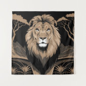  Leeuwenportret Wandkleed (Voorkant)