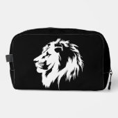 Leeuwenportret (wit) toilettasje (Voorkant)
