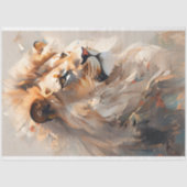 Leeuwenportretpapier Tissuepapier (Voorkant)