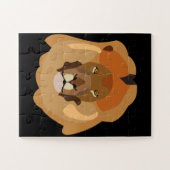 leeuwenpuzzel legpuzzel (Horizontaal)