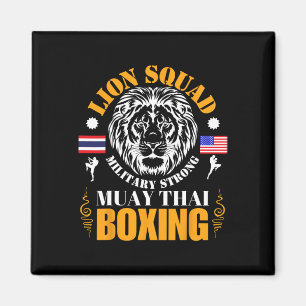 Leeuwensquad Thailand Kickboksen Muay Thai Mma Tra Magneet