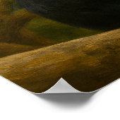 Leeuwenstaartmakaak in bosreservaat poster (Hoek)