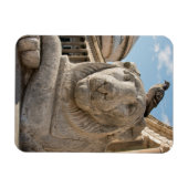 Leeuwenstandbeeld voor historische kerk magneet (Horizontaal)