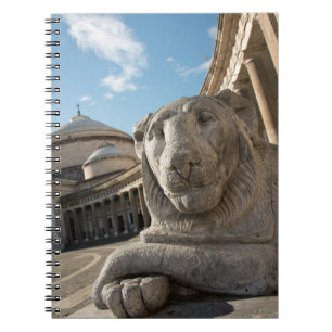 Leeuwenstandbeeld voor San Francesco di Paola Notitieboek