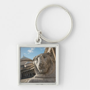 Leeuwenstandbeeld voor San Francesco di Paola Sleutelhanger