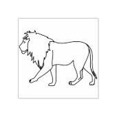 leeuwenstempel rubberstempel (Afrduk)