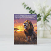 Leeuwensymboliek Briefkaart (Staand voorkant)