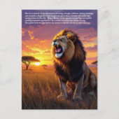Leeuwensymboliek Briefkaart (Voorkant)
