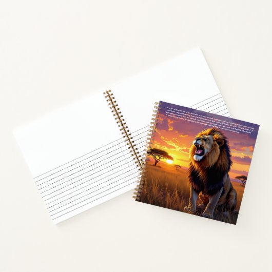 Leeuwensymboliek Notitieboek (Binnen)