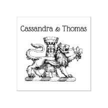 Leeuwentoren Fleur de Lis Crest C Paar Naam