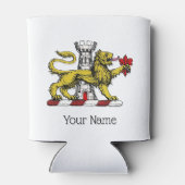 Leeuwentoren Fleur de Lis Kam Embleem C Blikjeskoeler (Achterkant)