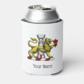 Leeuwentoren Fleur de Lis Kam Embleem C Blikjeskoeler (Blikje Achterkant)